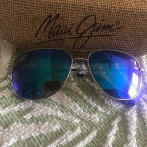 MAUI JIM Maverick Aviator Sunglasses